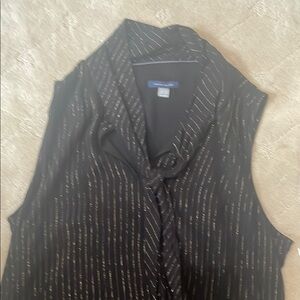 Tommy Hilfiger Black and Gold top with Subtle Sheen